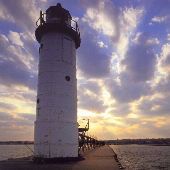 Manistee North Pierhead Lighthouse