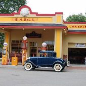 Vintage Shell Station