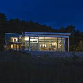 Glass House on the Lake