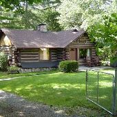 Lorrain's Cabin in Woods