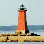 Manistique East Breakwater Light